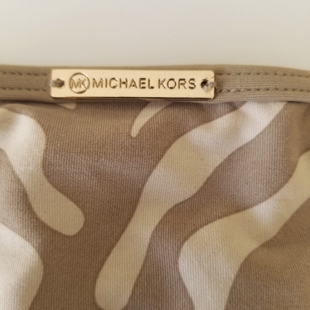 Michael Kors Animal Print Bikini Bottoms
